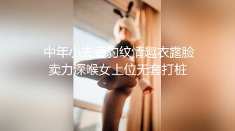  中年小夫妻豹纹情趣衣露脸卖力深喉女上位无套打桩