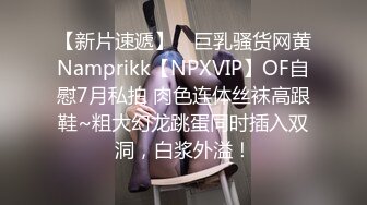 【新片速遞】 ⭐巨乳骚货网黄Namprikk【NPXVIP】OF自慰7月私拍 肉色连体丝袜高跟鞋~粗大幻龙跳蛋同时插入双洞，白浆外溢！