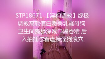 STP18671 【淫狗调教】终极调教高颜值白嫩美乳骚母狗 卫生间跪舔深喉口爆吞精 后入抽插怼着虐操淫狗浪穴