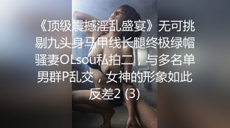 《顶级震撼淫乱盛宴》无可挑剔九头身马甲线长腿终极绿帽骚妻OLsou私拍二，与多名单男群P乱交，女神的形象如此反差2 (3)